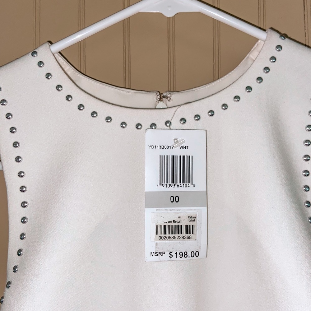 White formal dress